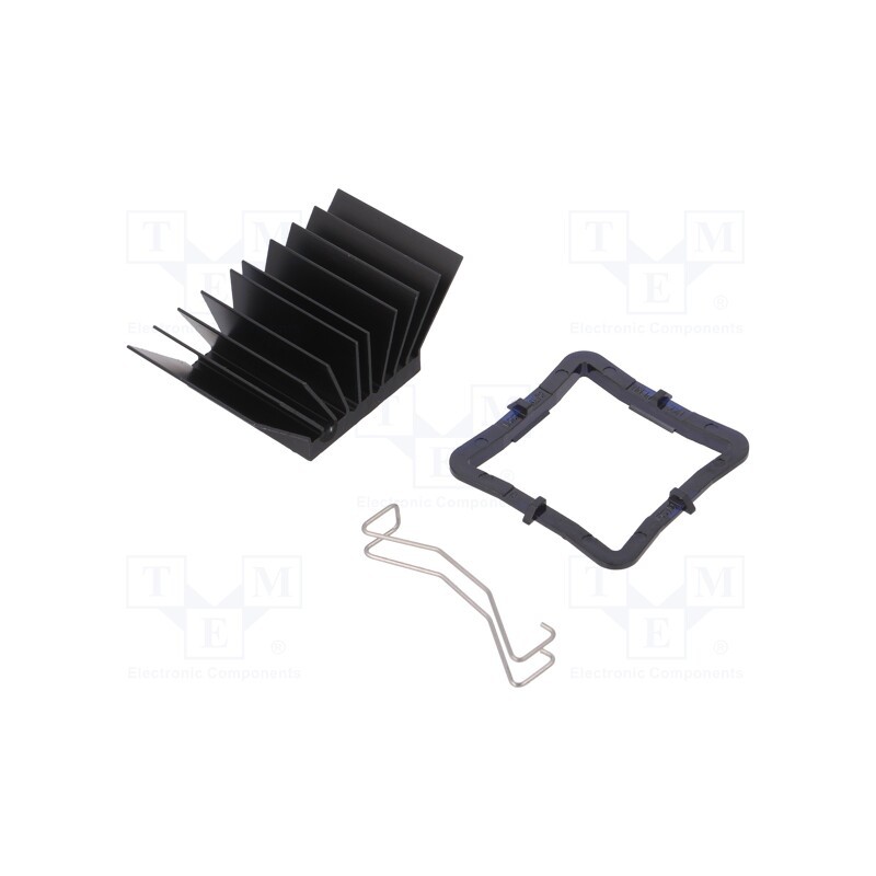 1 pcs x Advanced Thermal Solutions - ATS-51310R-C1-R0 - Heatsink: extruded, grilled, BGA, black, L: 31mm, W: 31mm, H: 19.5mm