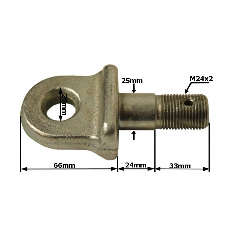 Bolt with eye mtz 1221 short 12204605108