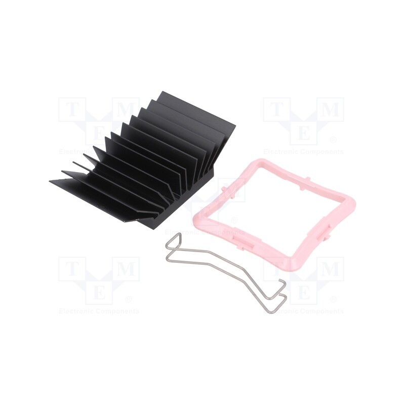 1 pcs x Advanced Thermal Solutions - ATS-51300K-C1-R0 - Heatsink: extruded, grilled, BGA, black, L: 30mm, W: 30mm, H: 14.5mm