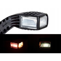 Combination rear marker lamps for a tow truck semi-trailer