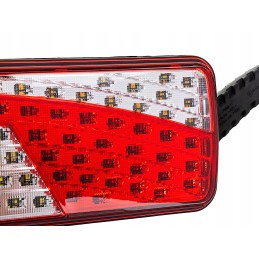 Combination rear marker lamps for a tow truck semi-trailer