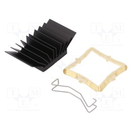 1 pcs x Advanced Thermal Solutions - ATS-51290K-C1-R0 - Heatsink: extruded, grilled, BGA, black, L: 29mm, W: 29mm, H: 14.5mm