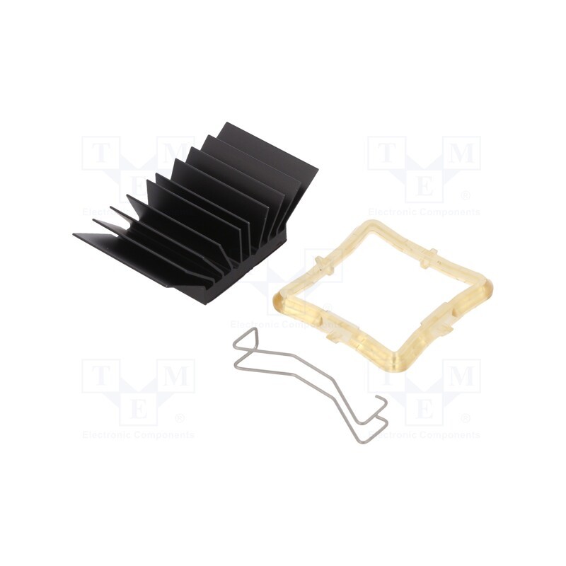 1 pcs x Advanced Thermal Solutions - ATS-51290K-C1-R0 - Heatsink: extruded, grilled, BGA, black, L: 29mm, W: 29mm, H: 14.5mm