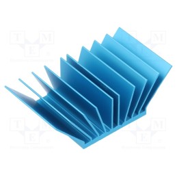 1 pcs x Advanced Thermal Solutions - ATS-50310P-C1-R0 - Heatsink: extruded, grilled, BGA, blue, L: 31mm, W: 31mm, H: 17.5mm