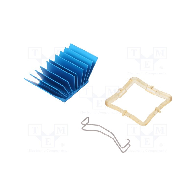 1 pcs x Advanced Thermal Solutions - ATS-50290P-C1-R0 - Heatsink: extruded, grilled, BGA, blue, L: 29mm, W: 29mm, H: 17.5mm