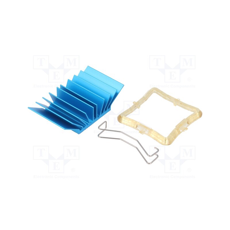 1 pcs x Advanced Thermal Solutions - ATS-50290G-C1-R0 - Heatsink: extruded, grilled, BGA, blue, L: 29mm, W: 29mm, H: 12.5mm