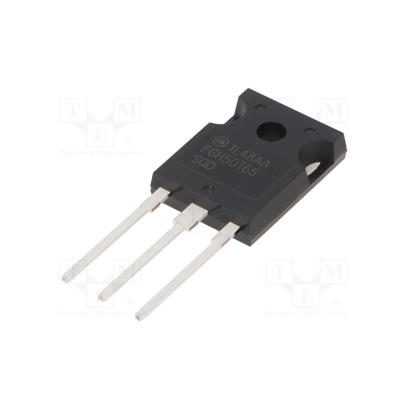 1 pcs x ONSEMI - FGH50T65SQD-F155 - Transistor: IGBT, 650V, 50A, 134W, TO247-3