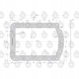 Rear axle body seal, front krazelite