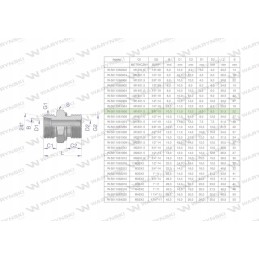 Hydraulic connection bb xge m16x1 5 10l x 3 8