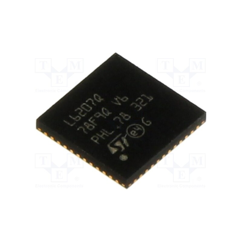 1 pcs x STMicroelectronics - L6207Q - IC: driver, H-bridge, motor controller, VFQFPN48, 2.5A, Ch: 4, 8÷52V