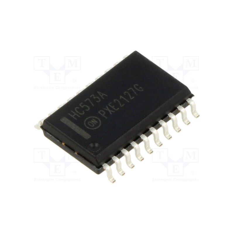 1 pcs x ONSEMI - MC74HC573ADWG - IC: digital, D latch, Ch: 8, CMOS, 2÷6VDC, SMD, SO20-W, HC, -40÷85°C