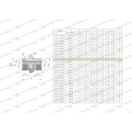 Hydraulic connection bb xge m16x1 5 10l x 1 2