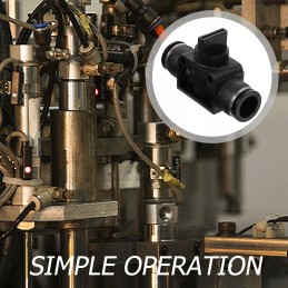 Button air pipe fittings hand valves tool