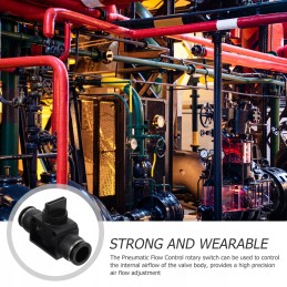 Button air pipe fittings hand valves tool