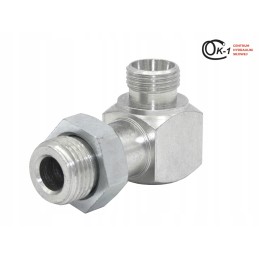 Elbow with locknut BSP 1 2 m18x1 5 12l