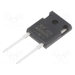 1 pcs x YANGJIE TECHNOLOGY - MUR3060PL - Diode: rectifying, THT, 600V, 30A, , Ifsm: 300A, TO247AC, 97ns