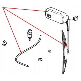 7711132448 windshield wiper with motor