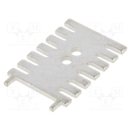 1 pcs x Advanced Thermal Solutions - ATS-PCBT1093 - Heatsink: extruded, flat, TO220, silver, L: 31.8mm, W: 23.2mm, copper