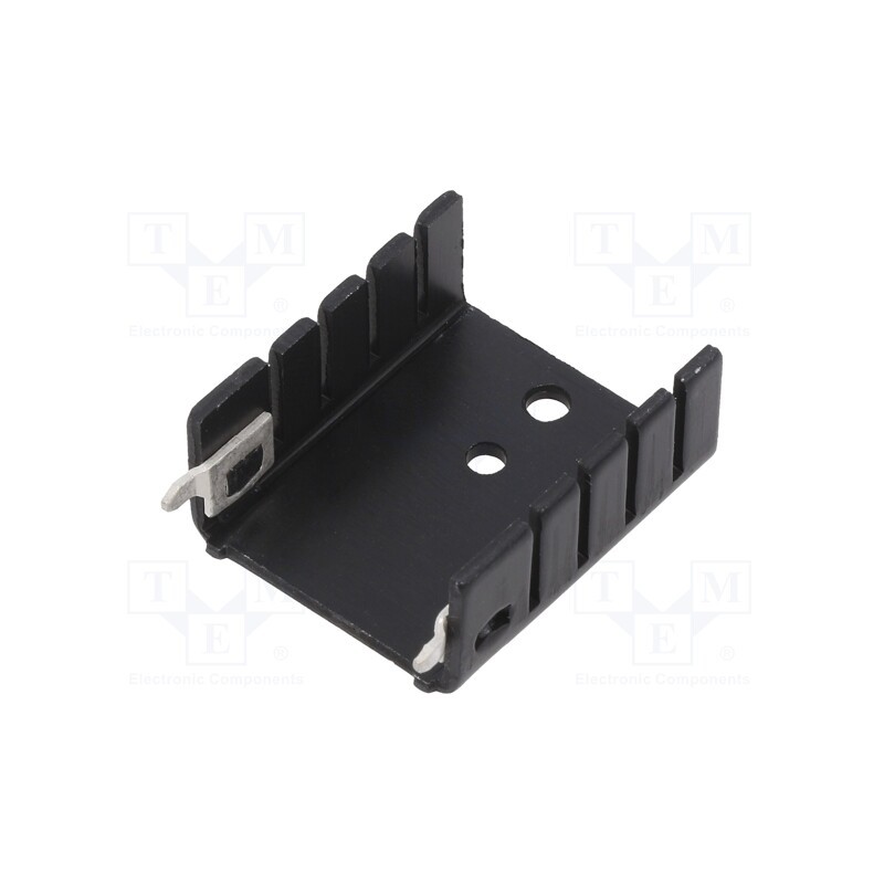 1 pcs x Advanced Thermal Solutions - ATS-PCB1035 - Heatsink: extruded, U, TO220, black, L: 30mm, W: 25.4mm, H: 12.7mm