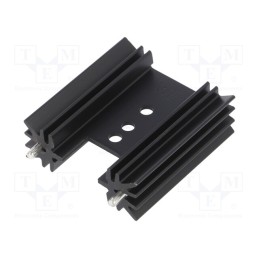 1 pcs x Wakefield Thermal - 637-15ABEP - Heatsink: extruded, H, TO220, black, L: 38.1mm, W: 34.9mm, H: 12.7mm
