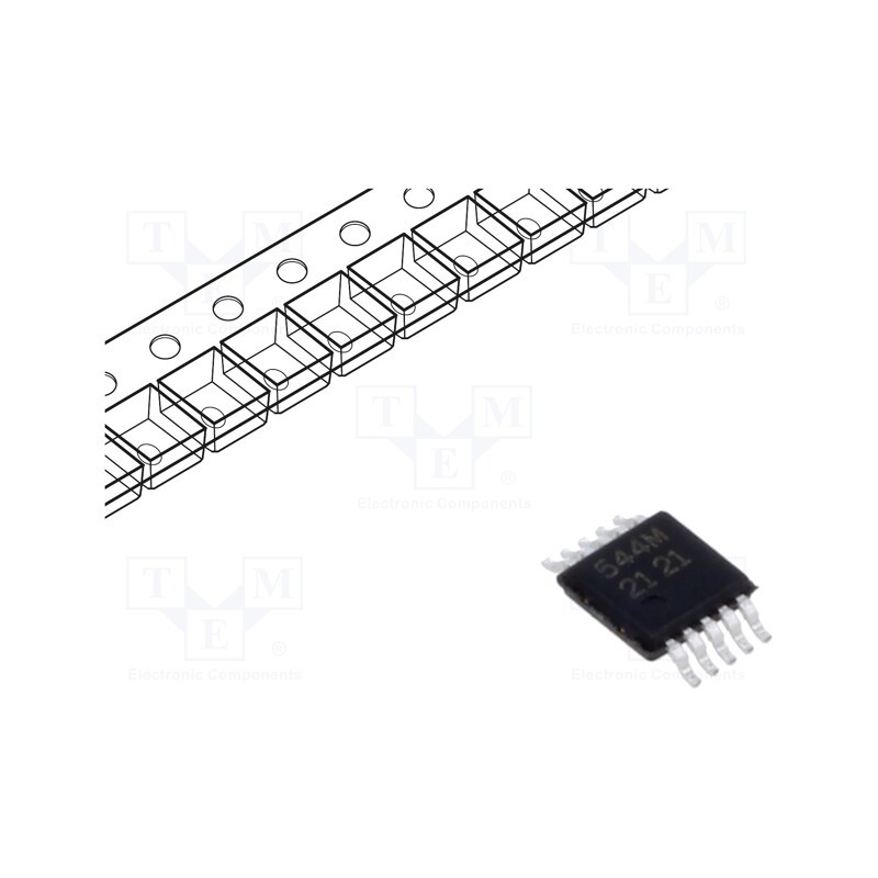 1 pcs x SEMTECH - RCLAMP0544M.TBT - Diode: TVS array, 6V, 5A, 125W, unidirectional, MSOP10, Ch: 4