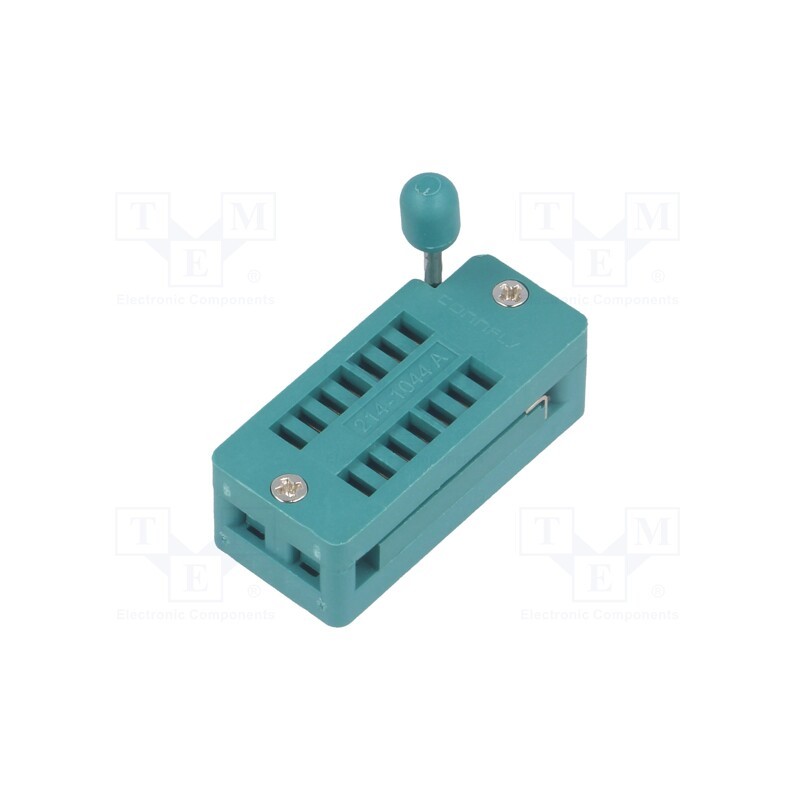 1 pcs x CONNFLY - DS1044-140G - Socket: integrated circuits, ZIF, DIP14, 7.62mm, THT, demountable