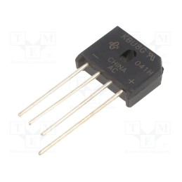 1 pcs x VISHAY - KBU8G-E4/51 - Bridge rectifier: single-phase, Urmax: 400V, If: 8A, Ifsm: 300A