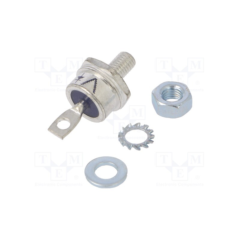 1 pcs x VISHAY - VS-85HFR40 - Diode: rectifying, 400V, 1.2V, 85A, anode to stud, DO203AB,