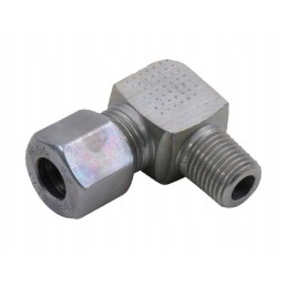 Angle threaded fitting 4ll r1 8