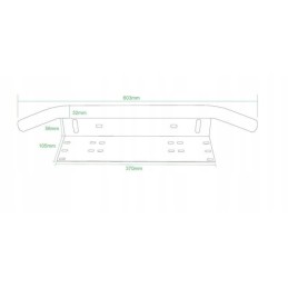 Holder for mounting work lamps and LED panels