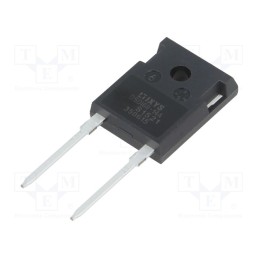 1 pcs x IXYS - DSDI60-14A - Diode: rectifying, THT, 1.4kV, 63A, , Ifsm: 500A, TO247-2, 416W