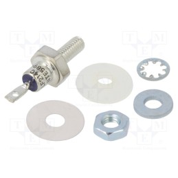 1 pcs x NTE Electronics - NTE5894 - Diode: rectifying, 100V, 1.23V, 16A, cathode to stud, DO4, Ir: 12mA