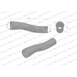 Upper radiator pipe 3134507r1 Warynski