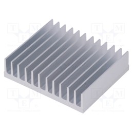 1 pcs x FISCHER ELEKTRONIK - SK 630 50 AL - Heatsink: extruded, grilled, aluminium, L: 50mm, W: 59.69mm, H: 15mm