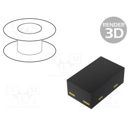15 pcs x NEXPERIA - BZX884-B3V9,315 - Diode: Zener, 0.25W, 3.9V, SMD, , DFN1006-2,SOD882, Ir: 3uA