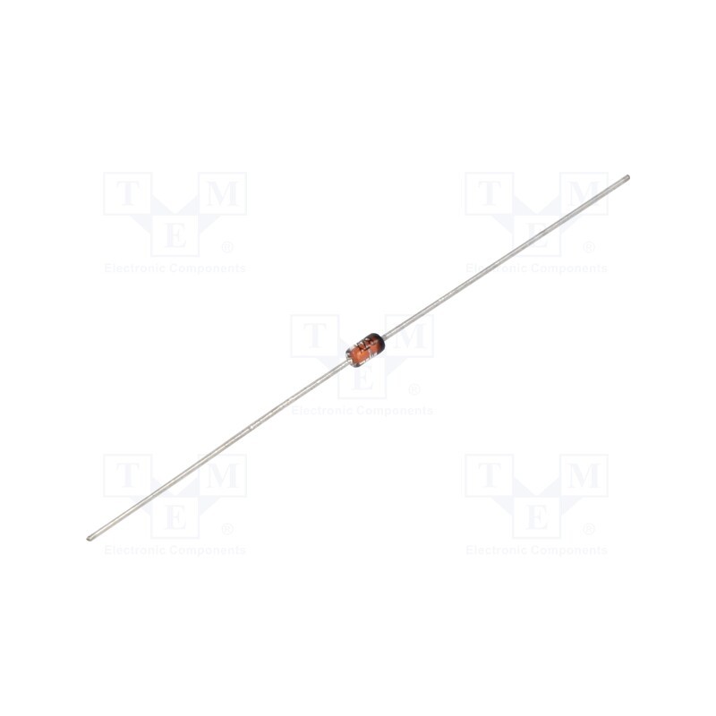 25 pcs x DC COMPONENTS - BZX55C4V3 - Diode: Zener, 0.5W, 4.3V, , DO35, single diode, Ufmax: 1V