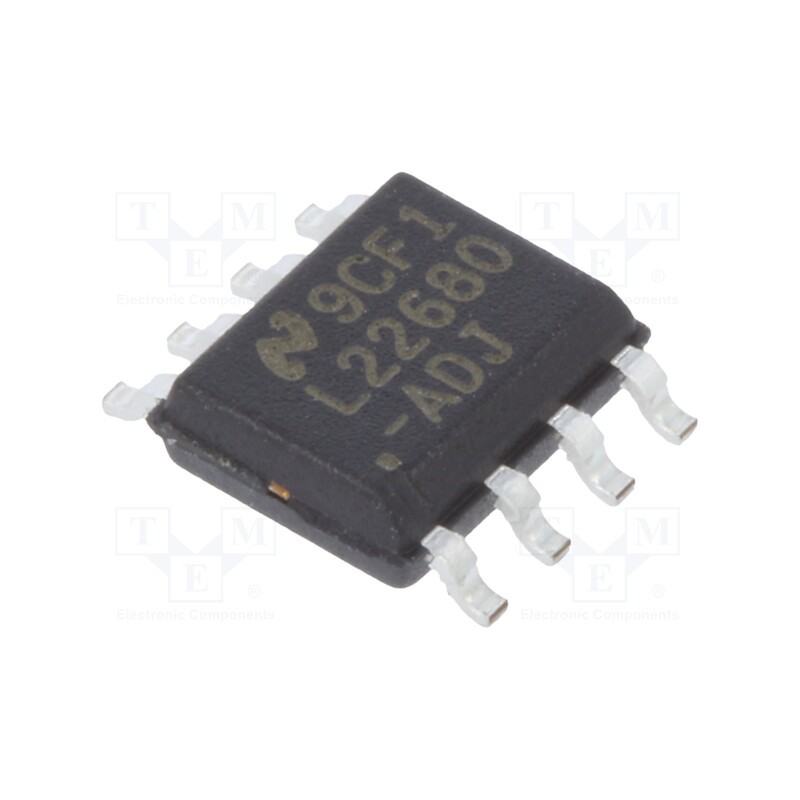 1 pcs x TEXAS INSTRUMENTS - LM22680MR-ADJ/NOPB - IC: PMIC, DC/DC converter, Uin: 4.5÷42VDC, Uout: 1.285÷37VDC, 2A