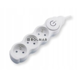 3-socket extension cord, 3 m