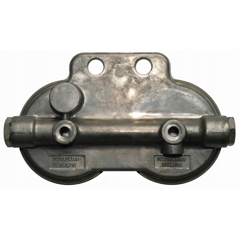 C 330 fuel filter cover with spigot