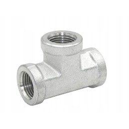 Hydraulic tee connector 3x BSP 1 2 internal