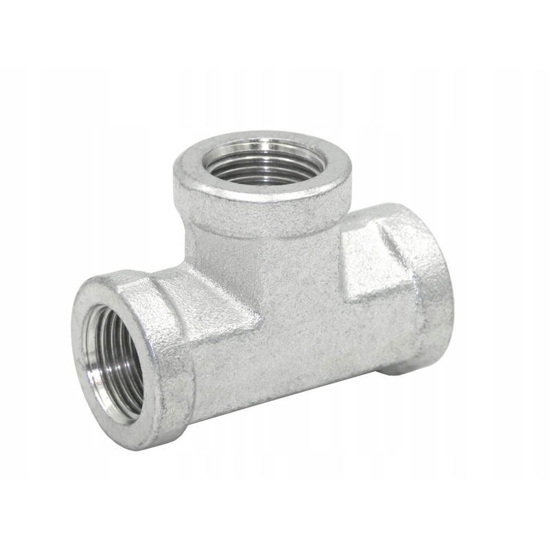 Hydraulic tee connector 3x BSP 1 2 internal
