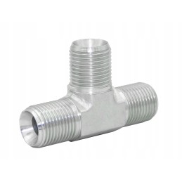 Hydraulic tee connector 3x BSP 1 2