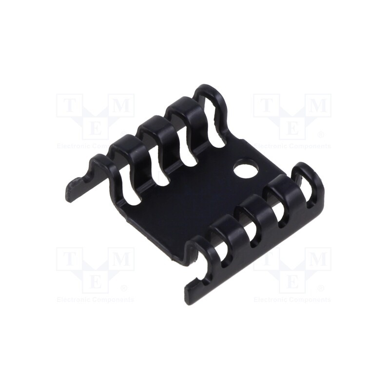 1 pcs x SEIFERT ELECTRONIC - KL-105/20/SW - Heatsink: extruded, U, TO220, black, L: 20mm, aluminium, anodized