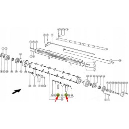 736872 movable shredder blade mws