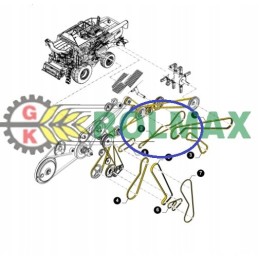 84057482 shaker drive belt new holland cnh