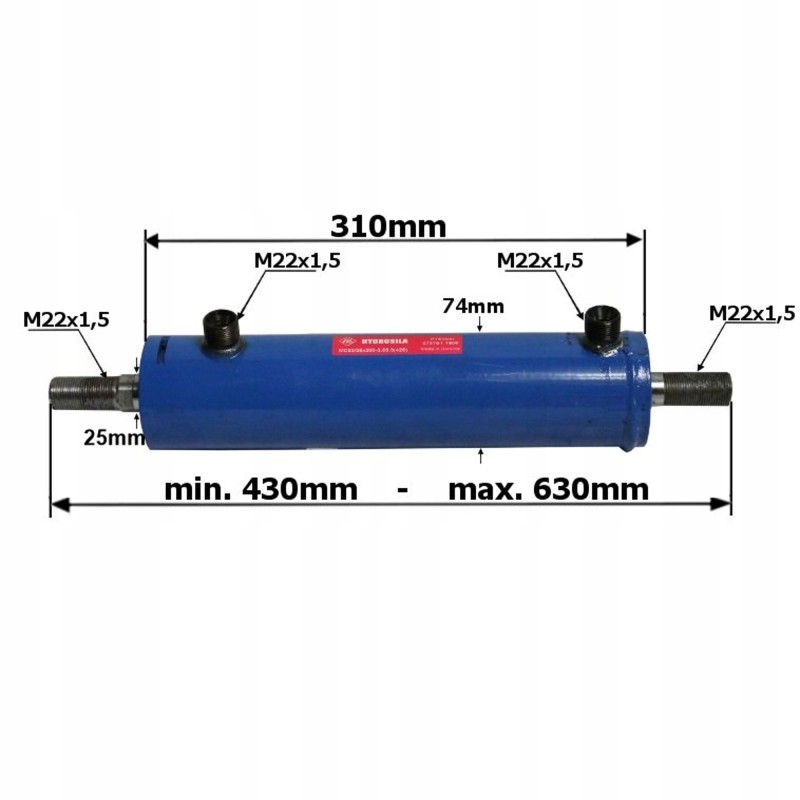 Power steering actuator mtz c 63 hydrosila c632520003
