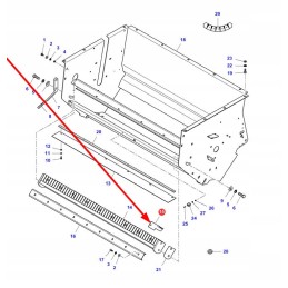 52900049 serrated fixed knife