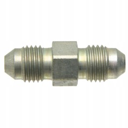 Straight adapter connector 2x ga 7 16 m jic 450 bar