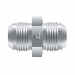 Straight adapter connector 2x ga 7 16 m jic 450 bar