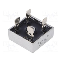 1 pcs x DC COMPONENTS - MB3505 - Bridge rectifier: single-phase, Urmax: 50V, If: 35A, Ifsm: 400A